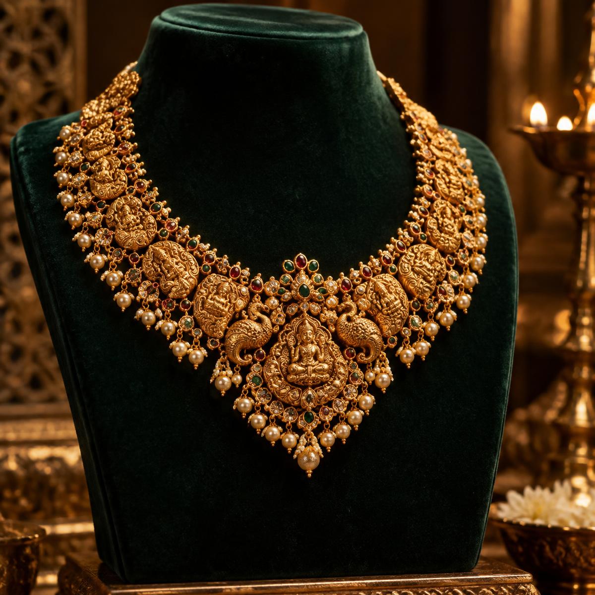Handcrafted gold and gem jewellery by Sri Nadeesha
